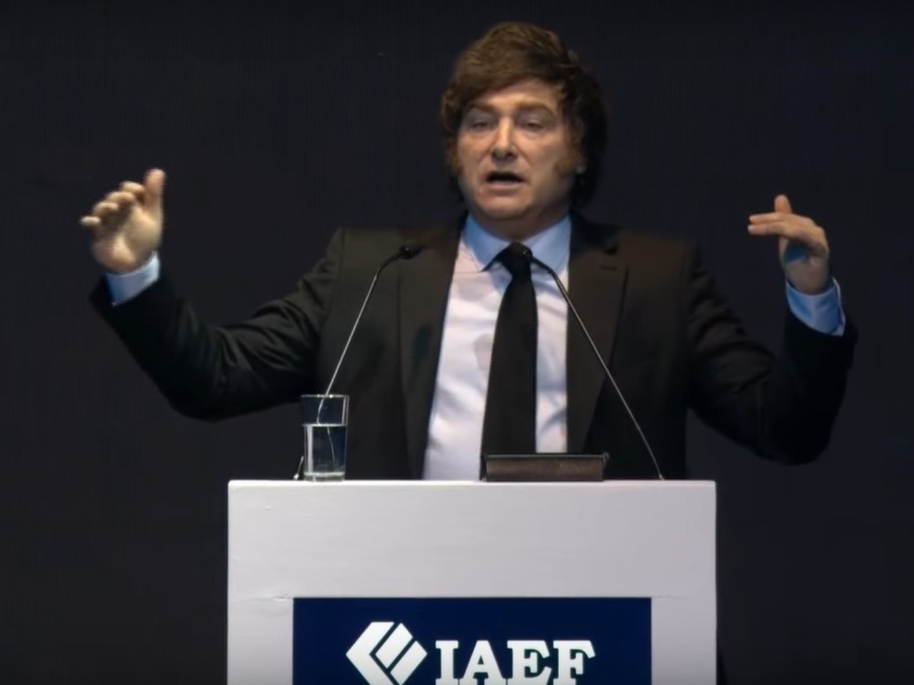 Javier Milei spoke about virtual money laundering and savers' fear of "leaving their fingers marked."