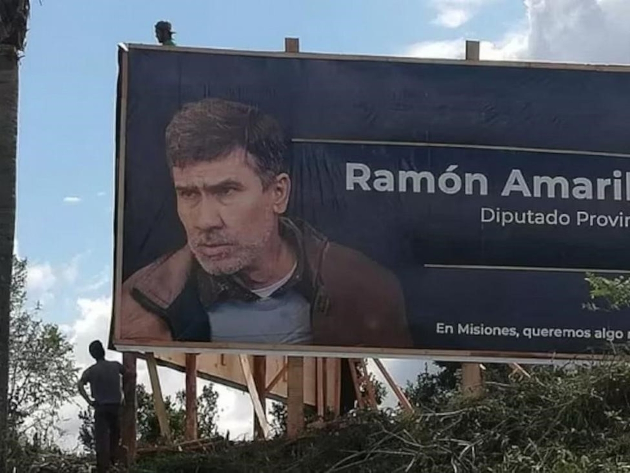 Ramón Amarilla, the former police officer detained without conviction, who now sits in the Misiones Legislature.