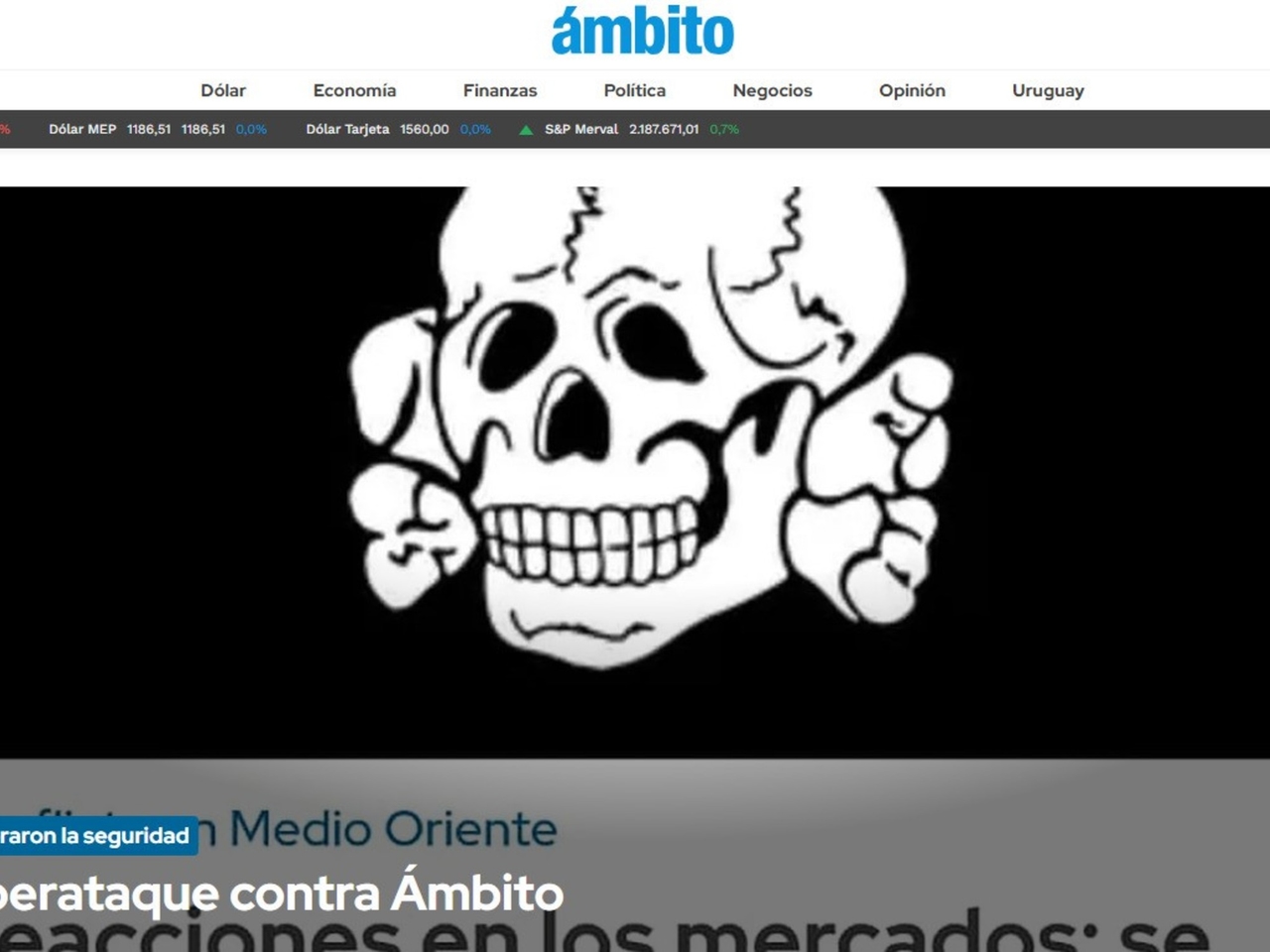 Cómo fue el hackeo a Ámbito: qué es un "defacement" y todo lo que se sabe sobre el ataque