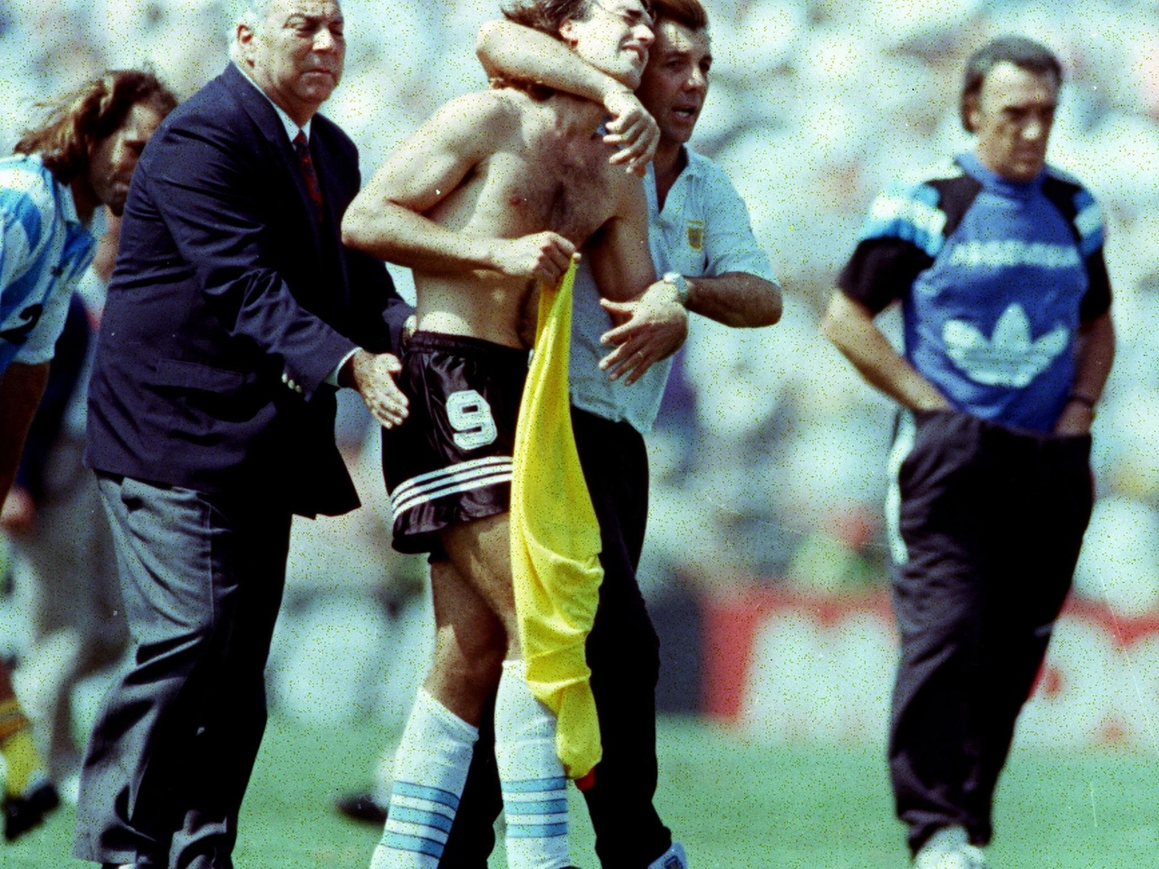 Geschichten von der Weltmeisterschaft 1994 im Rose Bowl, dem Stadion in Los Angeles, in dem River Plate um einen Platz im Achtelfinale spielen wird.
