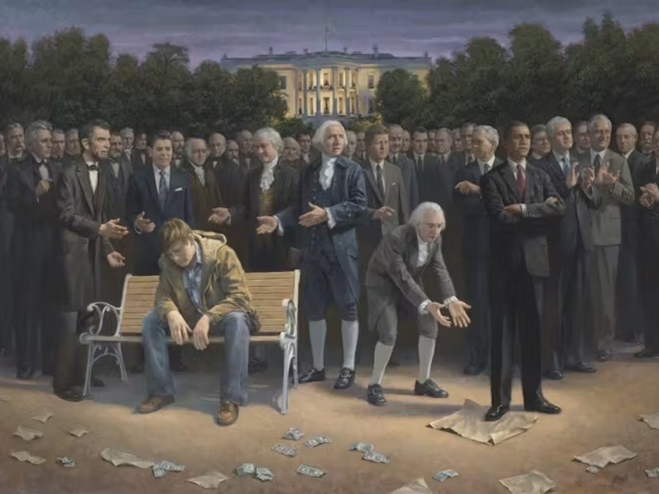 Kunstenaar Jon McNaughton en zijn verrassende weergave van modern conservatisme
