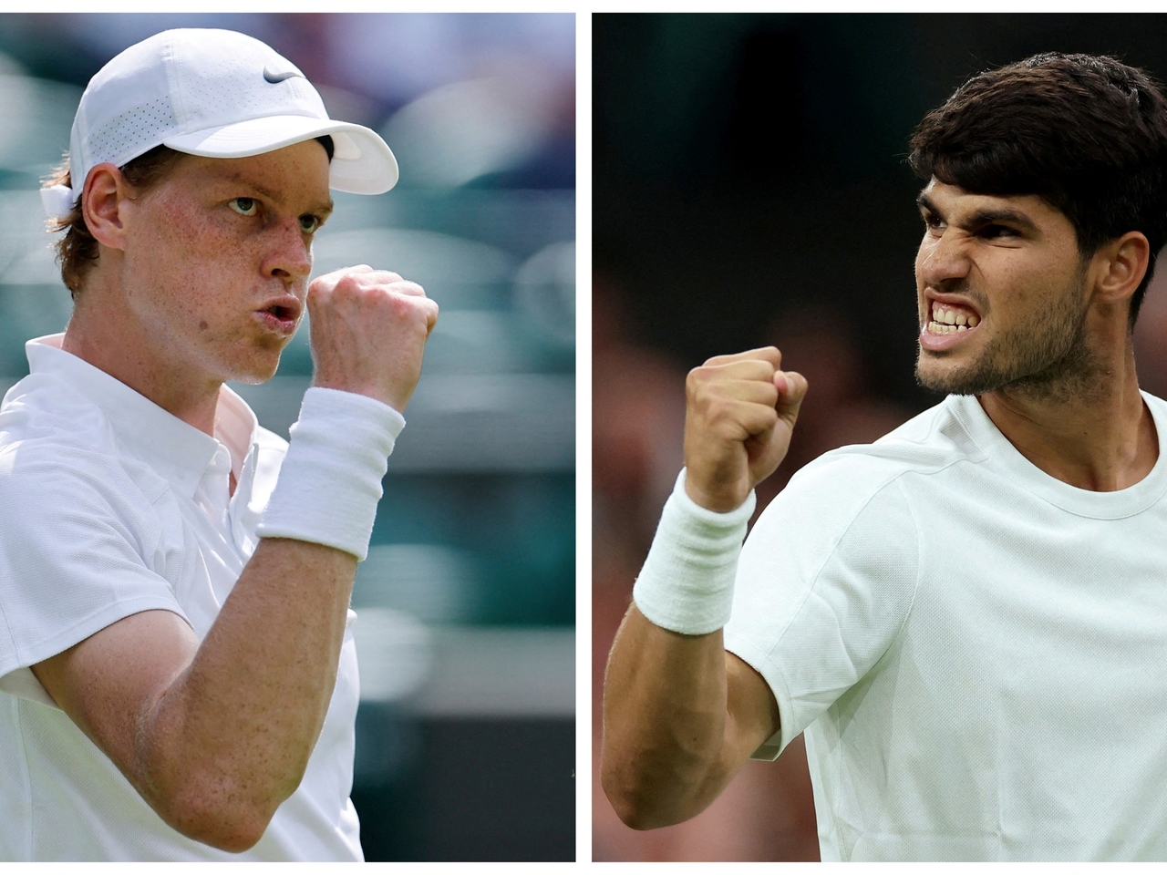 Carlos Alcaraz x Jannik Sinner, pela final de Wimbledon: mais um capítulo do novo clássico mundial do tênis, minuto a minuto.