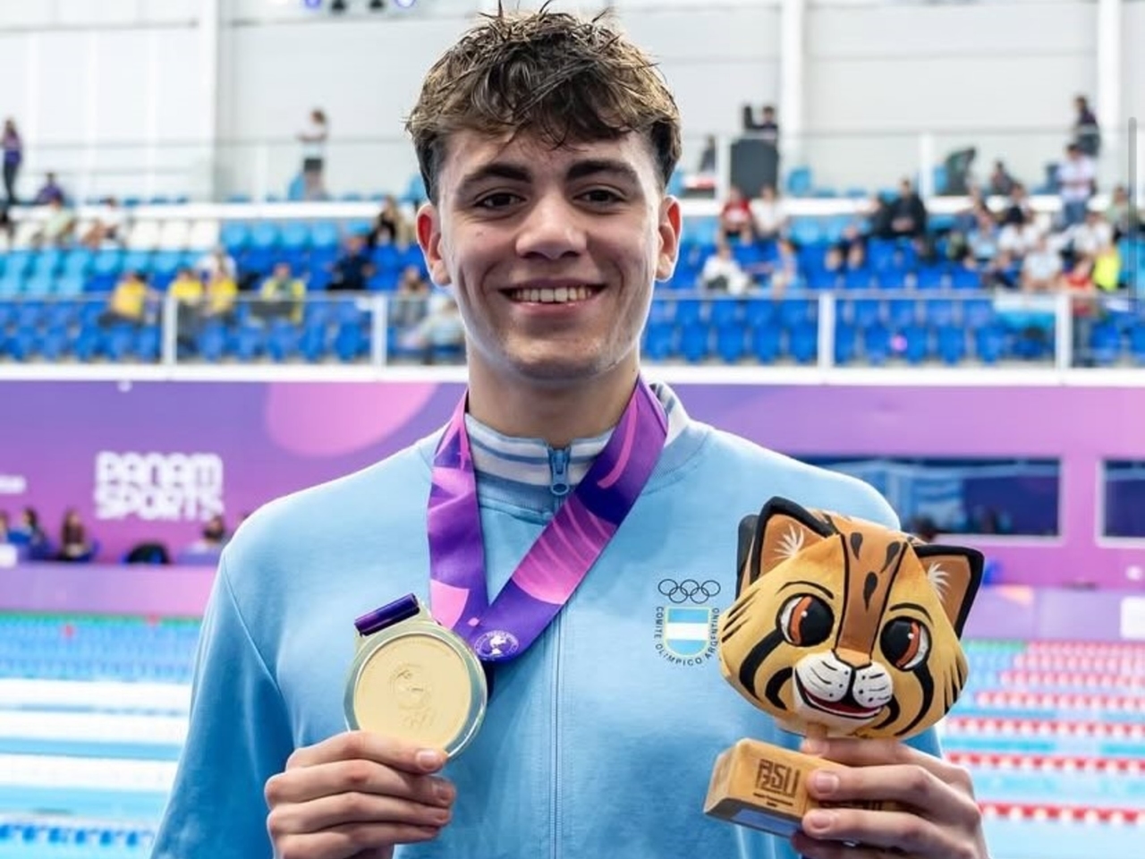 Junior Pan American Games, Day 4: Swimmer Ulises Saravia takes gold in a fruitful day for Argentina.