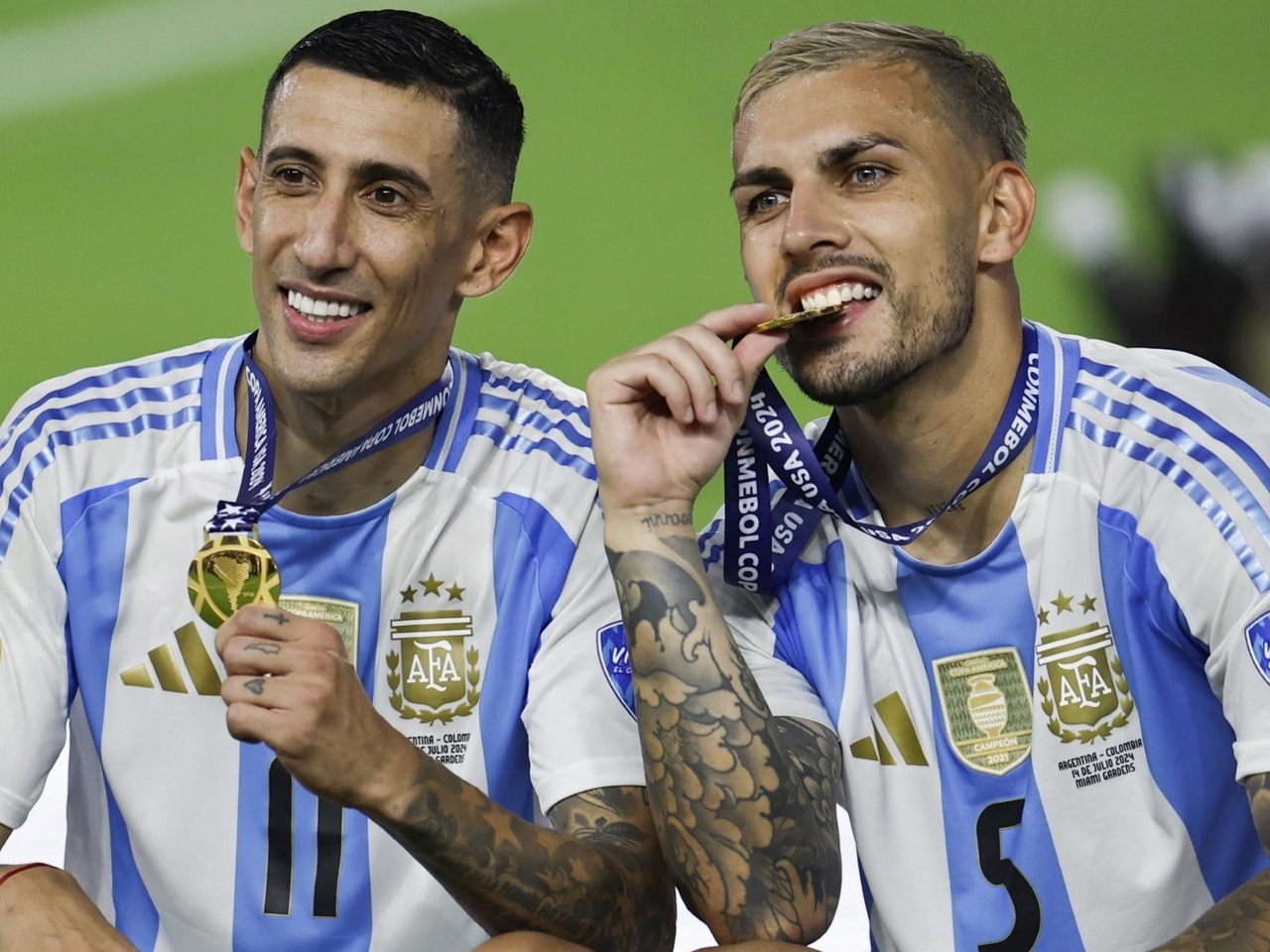 Di María - Paredes: Arjantinli iki dünya şampiyonunun yerel turnuvada tekrar karşılaşması 28 yıl sürdü.