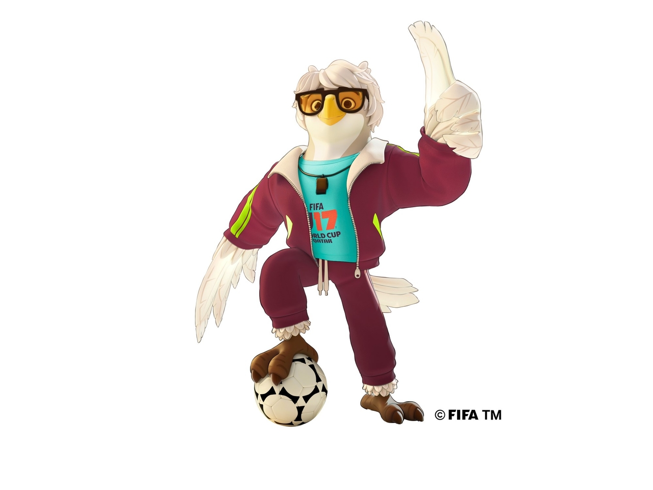 Boras Eule: Katar präsentierte das Maskottchen für die U17-Weltmeisterschaft – eine Hommage an die Legende Milutinovic.