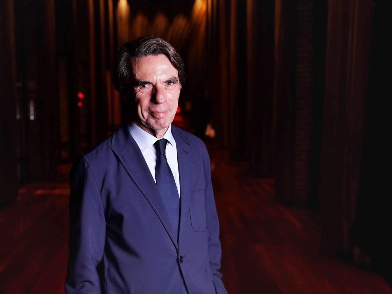José María Aznar: "Wat we moeten voorkomen is dat samenlevingen zich vastzetten. Want als samenlevingen zich vastzetten, boeken ze geen vooruitgang."