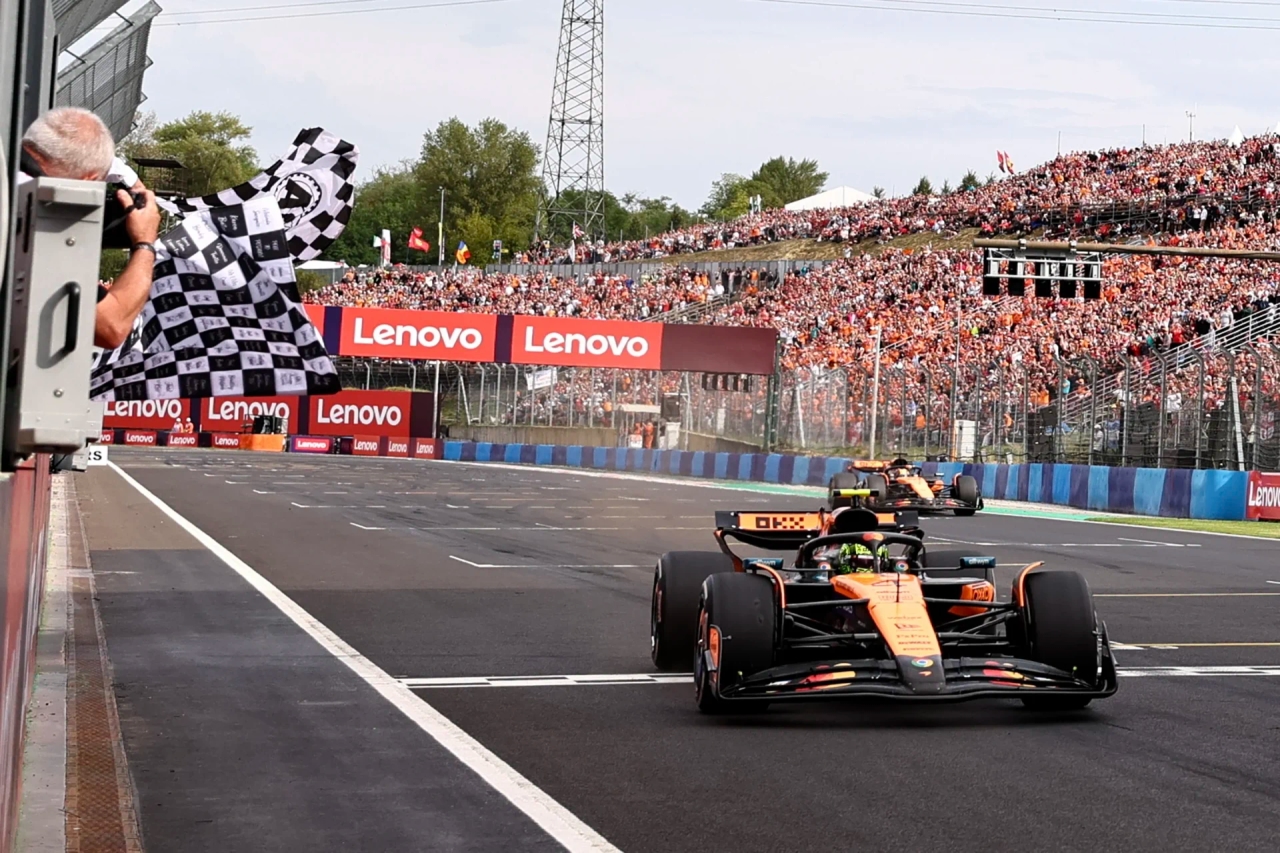 Lando Norris gewinnt den Großen Preis von Ungarn