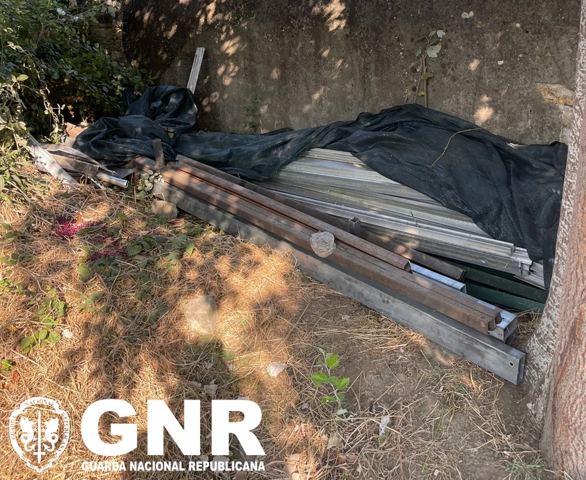 GNR recupera metalli non preziosi rubati nel comune di Estarreja