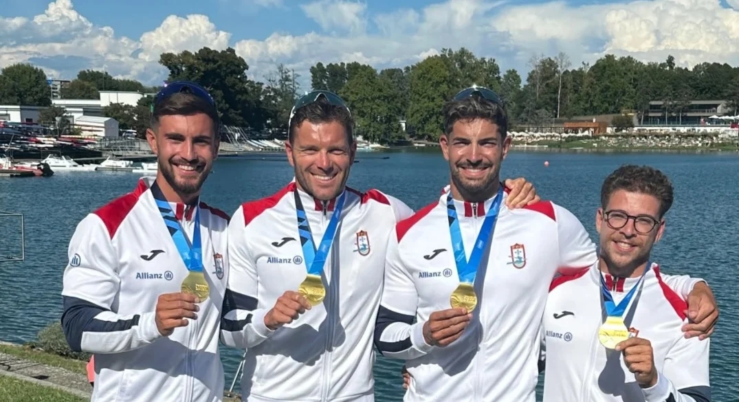 El portugués K4 500m gana la medalla de oro