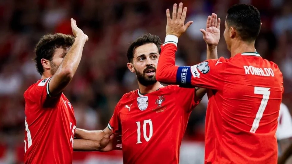 Portugal stijgt naar de 5e plaats op de FIFA-ranglijst