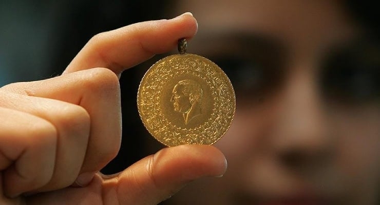 Novo recorde: preço do ouro Gram atinge 4.700 liras