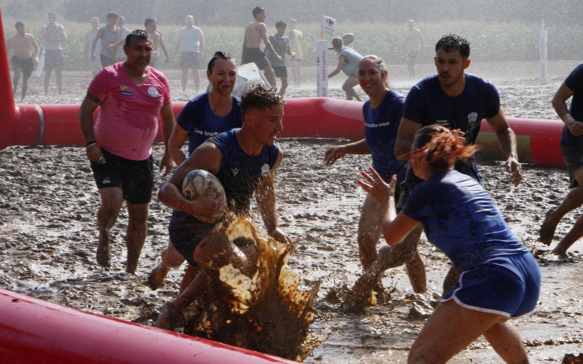 Rugby: In good humor and especially mud