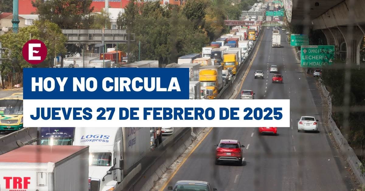 Dupla Aplica-se: Quais carros não circularão nesta quinta-feira devido à Contingência em CDMX e Edomex?