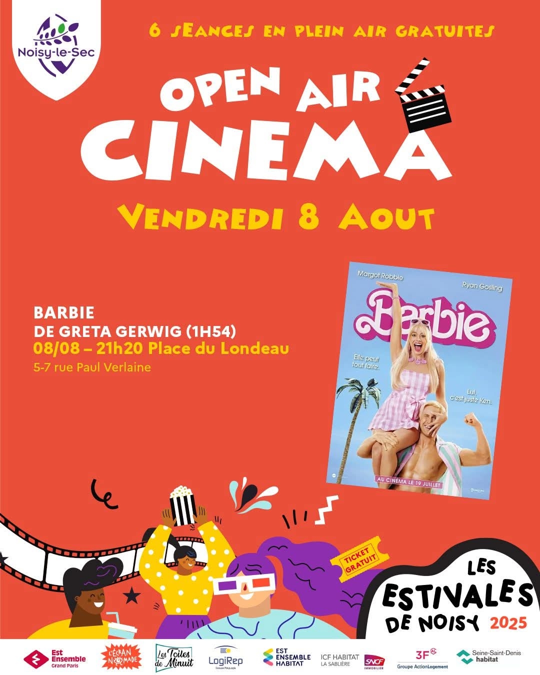 Noisy-Le-Sec (93): Oscar ödüllü Barbie filminin Londeau malikanesindeki ücretsiz açık hava gösterimi, "gerici argümanlar, gericilik ve köktenciliği yansıtan" "küçük bir grubun" tehditleri üzerine iptal edildi.