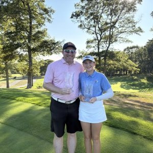 Granby duo sets MassGolf Father-Daughter tournament record with 9-under 63