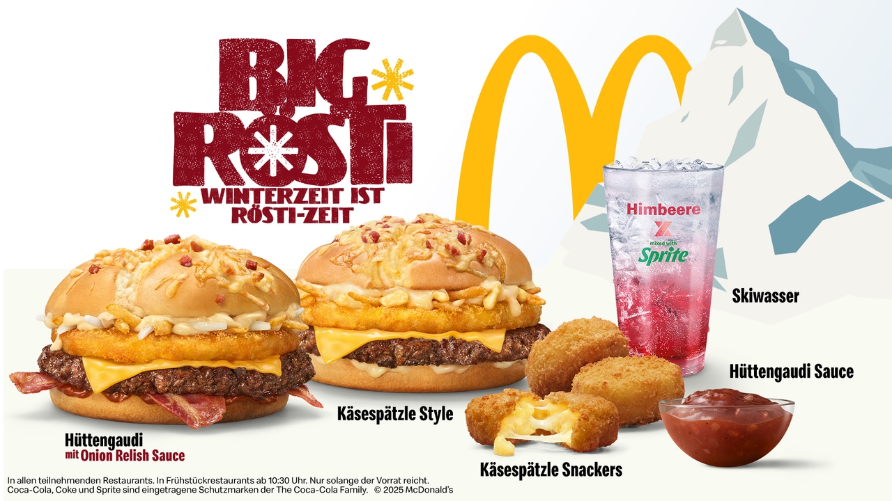 Vuelve la oferta especial de invierno: McDonald's da el pistoletazo de salida a la temporada invernal con el Big Rösti.