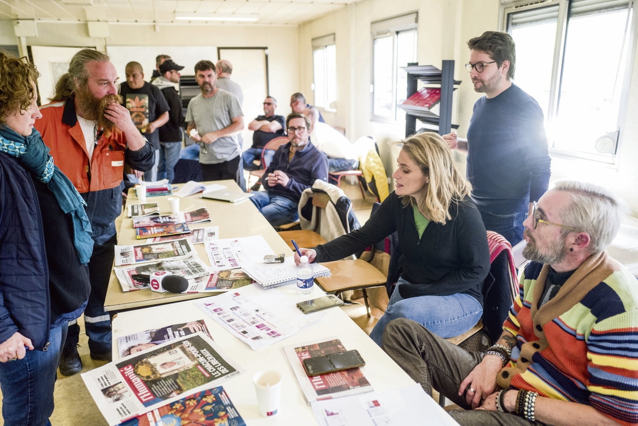 "Ganaremos. Es la lucha de nuestras vidas": ArcelorMittal, redactor jefe de L'Humanité desde su fábrica de Dunkerque.