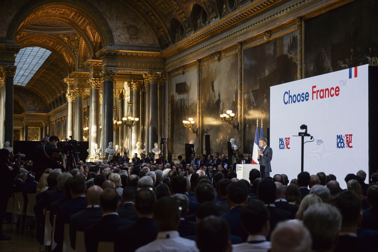 Wählen Sie Frankreich: In Versailles trafen sich 200 Unternehmer, um die Misserfolge von Macrons Politik zu verschleiern