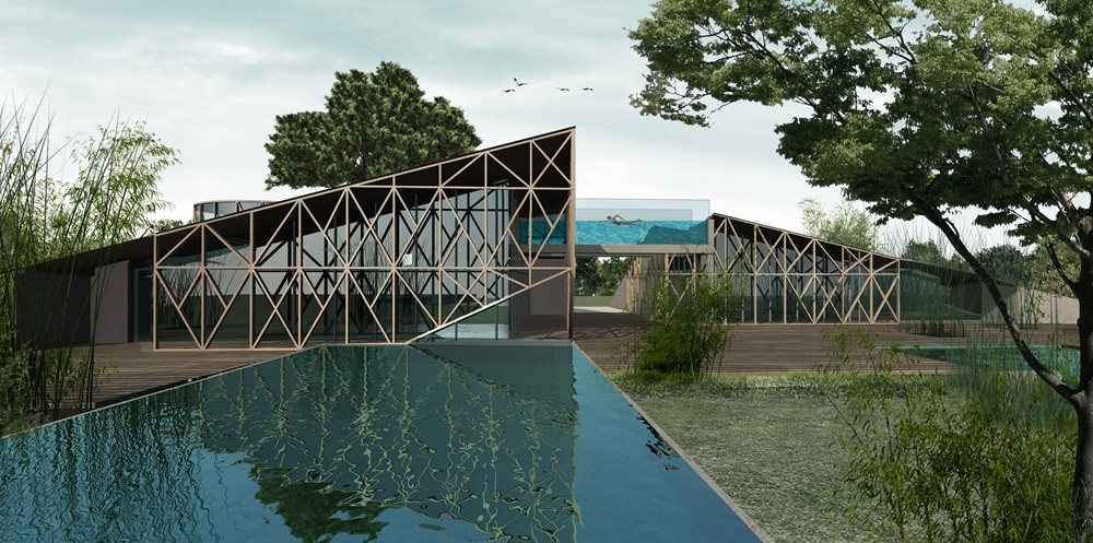 Voici la Colline du Bien-être : à la Biennale d'architecture de Venise la rédemption du Litorale Domizio