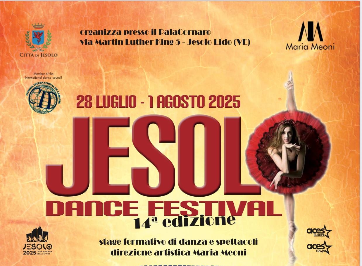 Ab 28. Juli das Jesolo Dance Festival: Bühnen, Performances und Live-Shows