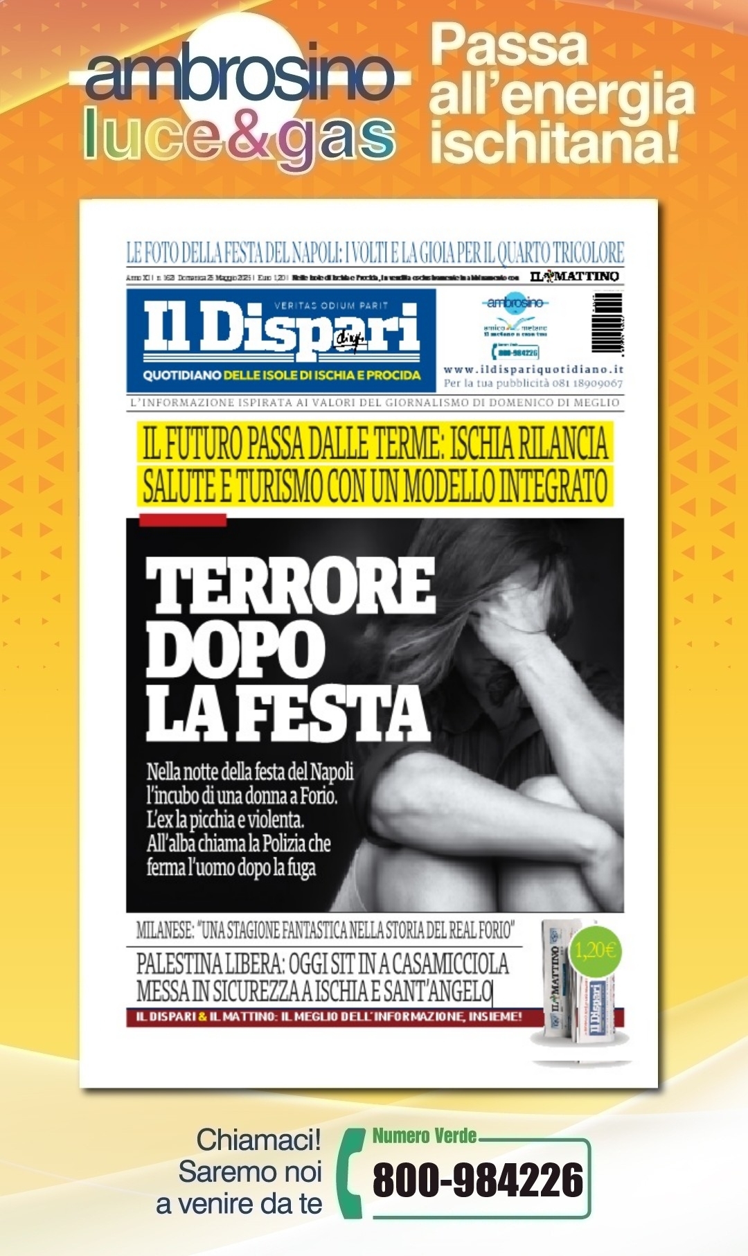 Quiosco de noticias. Terror después de la fiesta