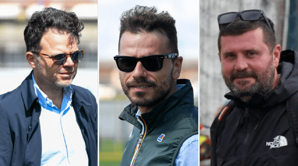 Gerçek Forio ve "yönetmenler": Vito Manna, Nicola Pisani ve Antonio Milanese