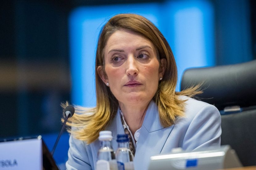 Metsola “La situación en Gaza es trágica y catastrófica”