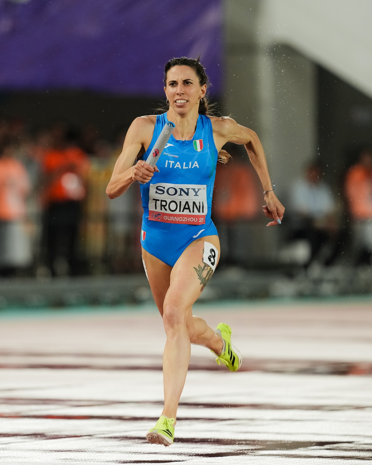 La italiana más rápida en los 400 metros, Virginia Troiani, en el Meeting Atletica 2000