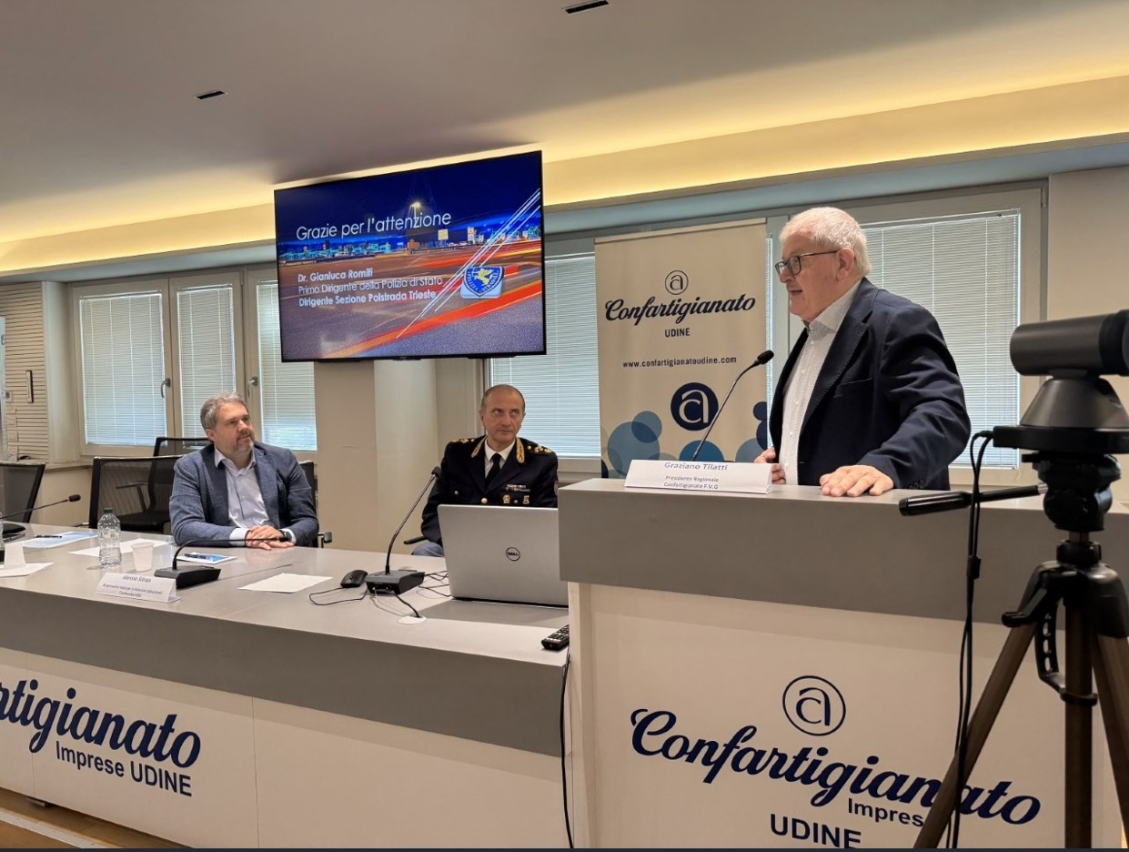 Autotrasporto FVG: sicurezza e innovazione al centro del confronto tra Confartigianato e Polizia di Stato