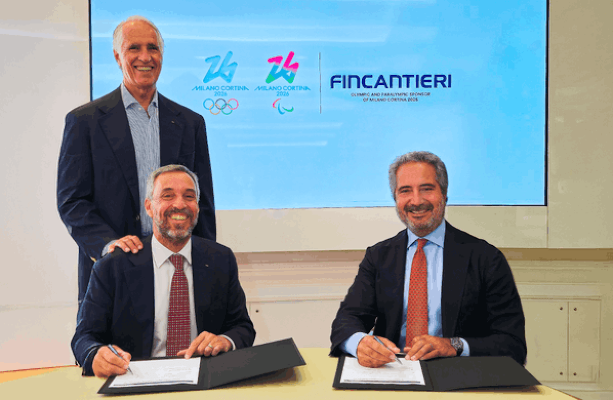 Fincantieri is sponsor van de Olympische en Paralympische Spelen van Milaan-Cortina 2026