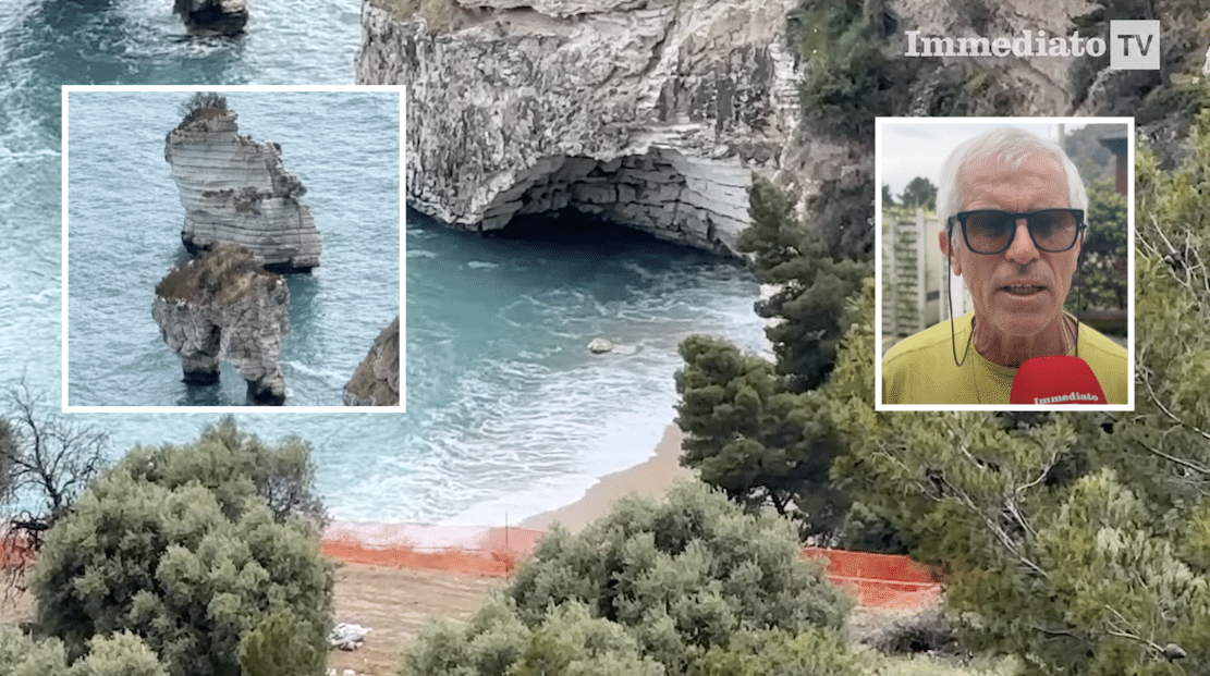 Gargano, Baia dei Mergoli'de sınırlı erişim ile denize erişim hakkı arasında anlaşmazlık çıktı: "Plaj herkesindir"