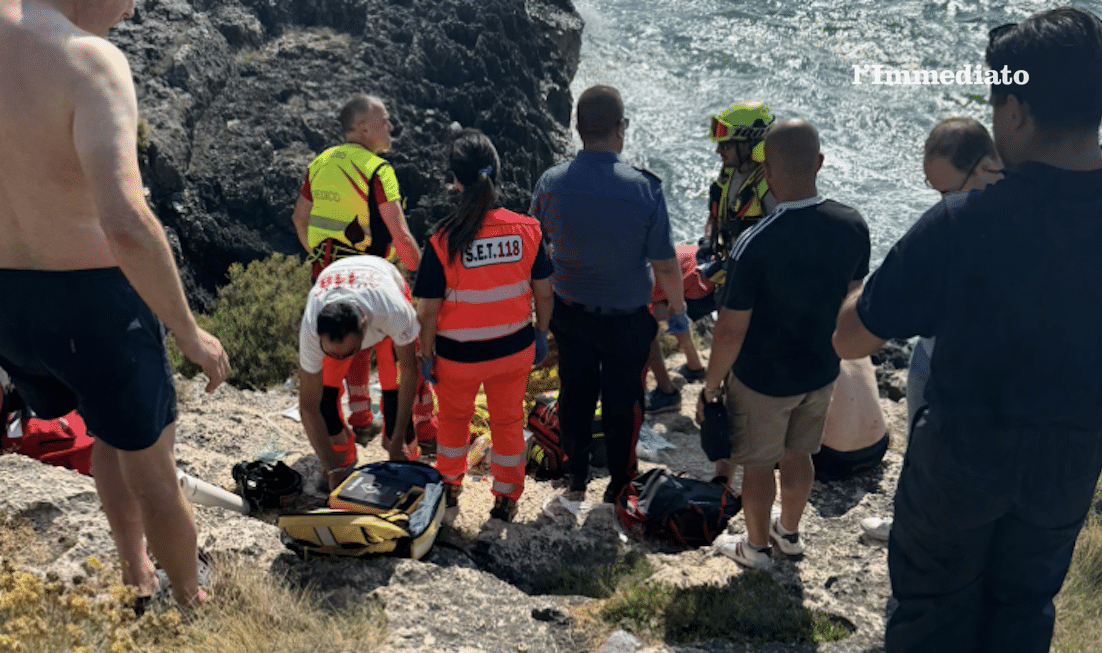 Tragédia no mar em Peschici, turista se afoga entre as baías de Zaiana e San Nicola