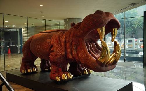 Met Huichol-kunst worden bedreigde diersoorten nagebootst.
