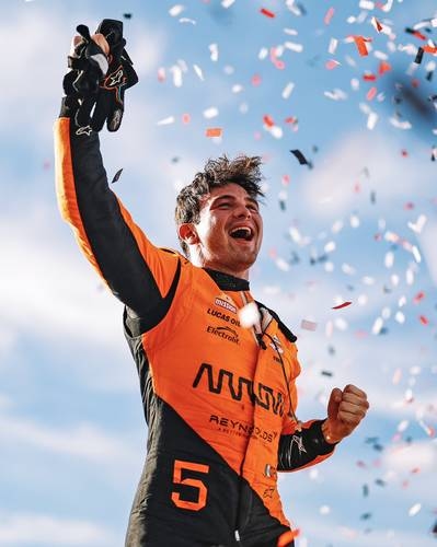 Patricio O'Ward festeggia le 100 gare IndyCar con una vittoria in Iowa
