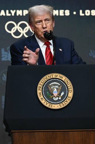 Trump assina ordem para garantir Olimpíadas de 2028 "seguras e bem-sucedidas"