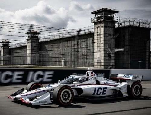 ICE uses IndyCar and O'Ward to promote detention center