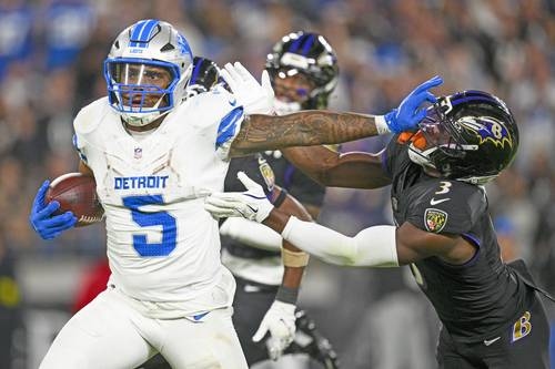 Detroit vence Baltimore por 38 a 30
