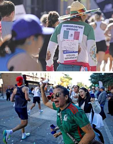 “Vamos, compatriotas”, gritava em Chicago