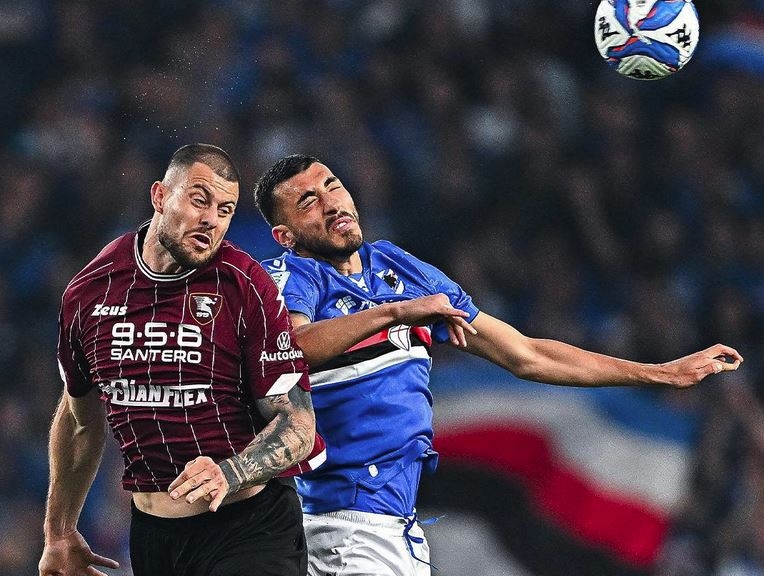 Sampdoria-Salernitana 1-0, Granata fracasso em “Marassi”: Meulensteen decisivo