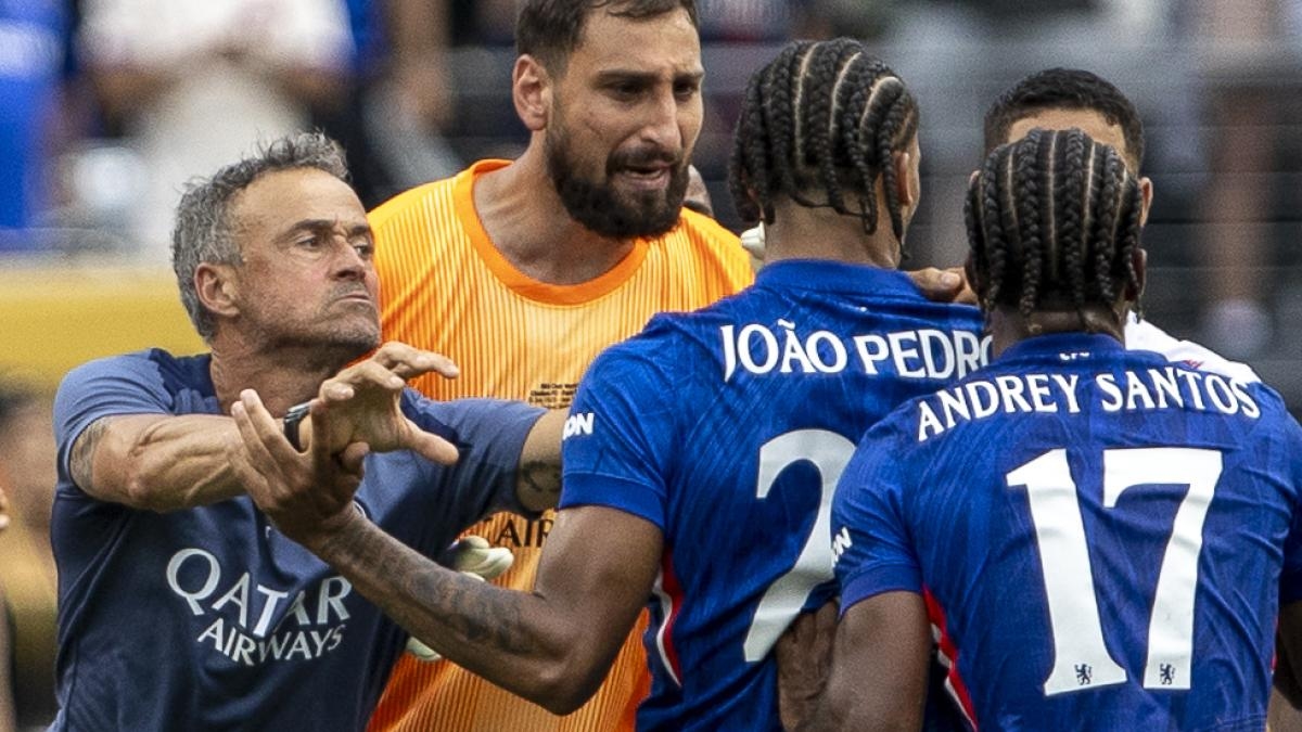 Smutny koniec Klubowych Mistrzostw Świata: bójka Chelsea i PSG, w którą zamieszany jest Luis Enrique