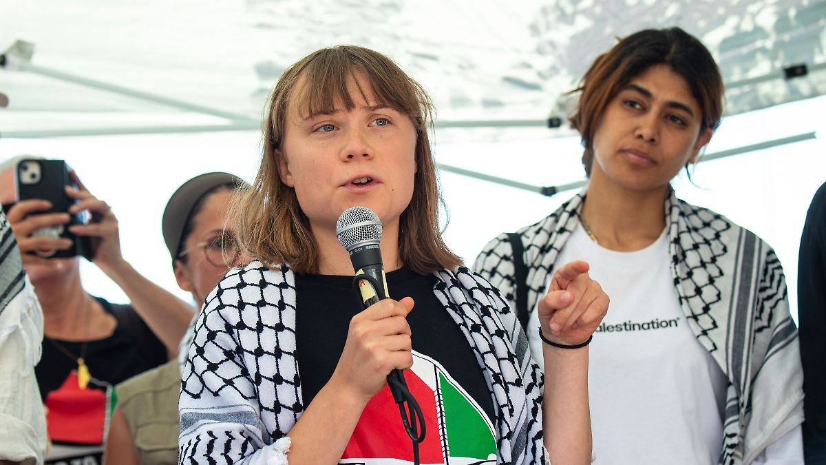 Veleiro não tem permissão para atracar: Relatório: Israel não permite que Greta Thunberg entre em Gaza