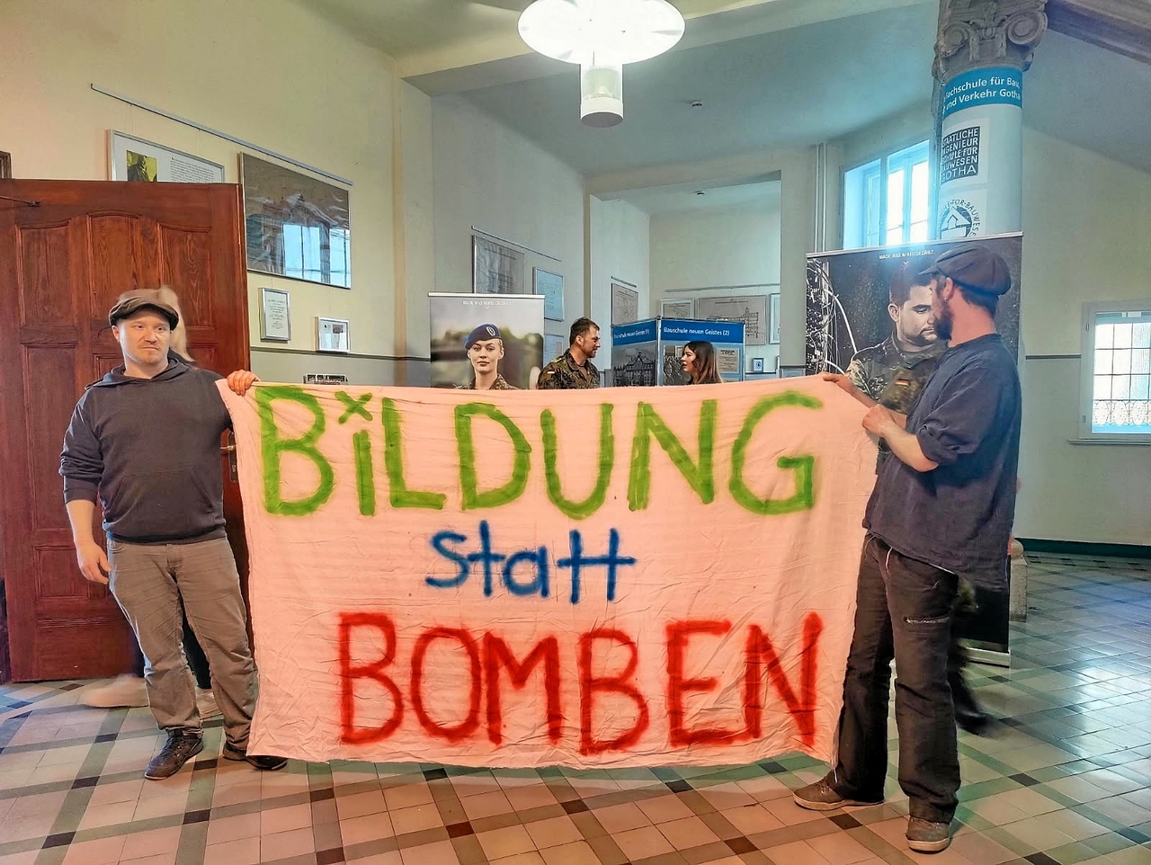 Antimilitarism | No school for courageous antimilitarists in Gotha