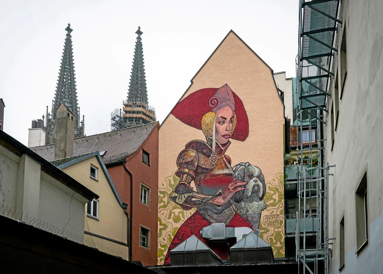 Baviera | Rota secreta da arte de rua de Regensburg