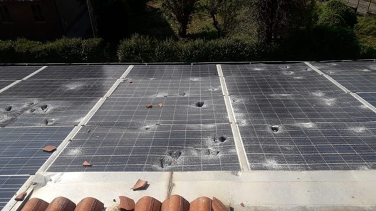 Grande granizo em julho de 2023, 380 mil euros em prejuízos ao Município de Alta