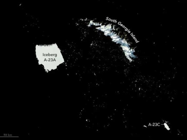 The world's largest iceberg has been stuck for two months and is beginning to disintegrate.