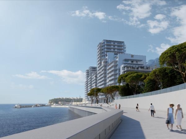 Das luxuriöse Viertel Monaco wurde mit einer Investition von 2 Milliarden US-Dollar am Meer erbaut