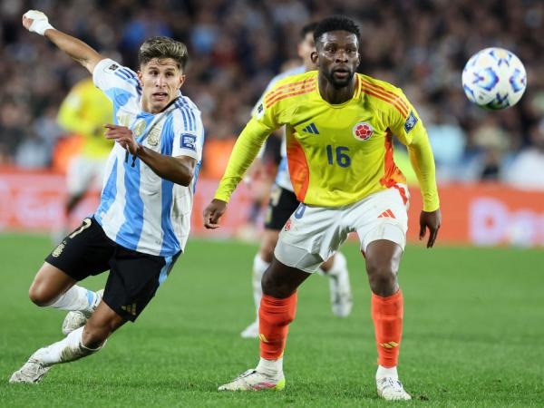 Le match opposant la Colombie à l'Argentine s'est terminé par un match nul : le score était de 1-1.