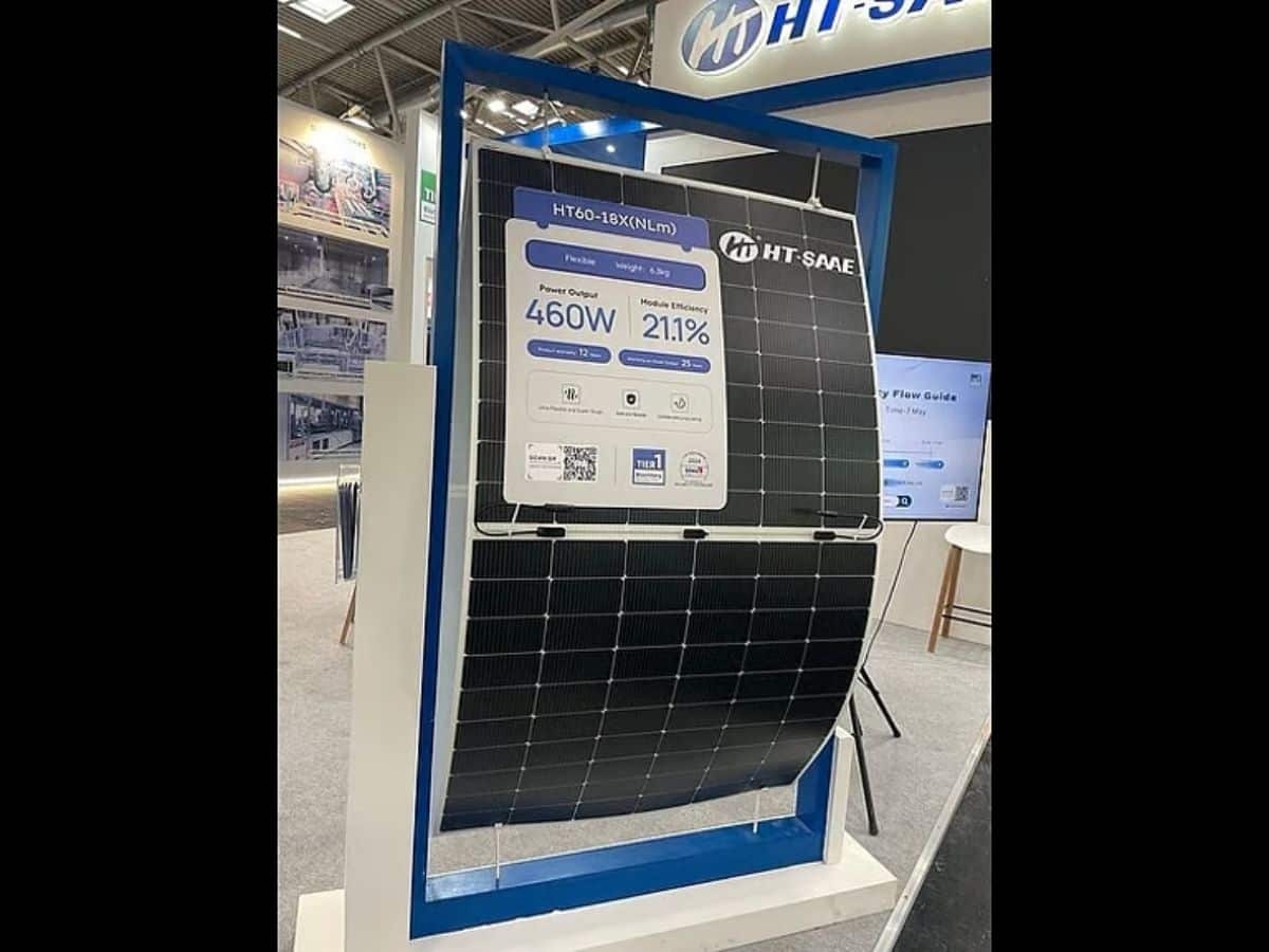 Problemlose Energie mit dem neuen flexiblen Solarpanel von HT-SAAE