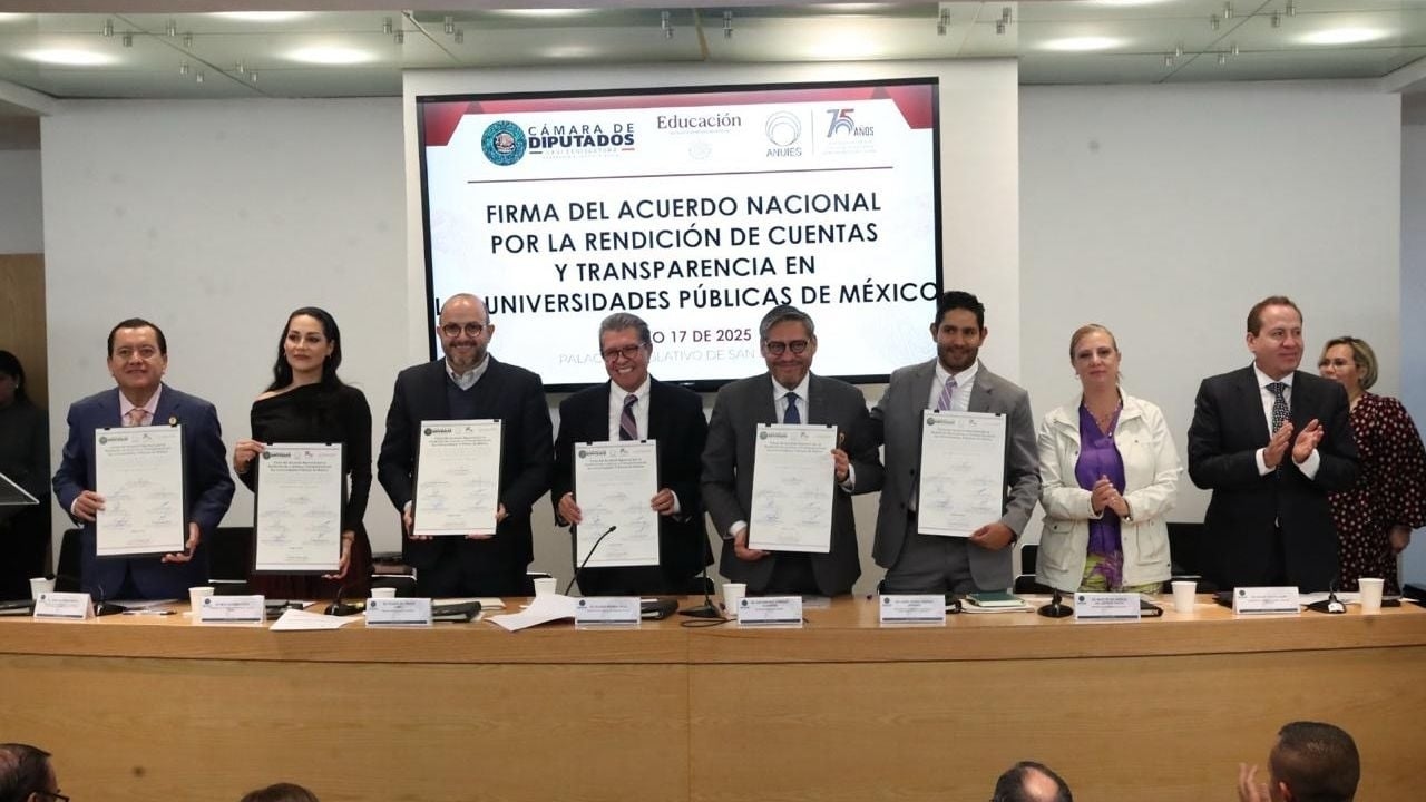 Universidades públicas firman acuerdo nacional para rendición de cuentas y transparencia