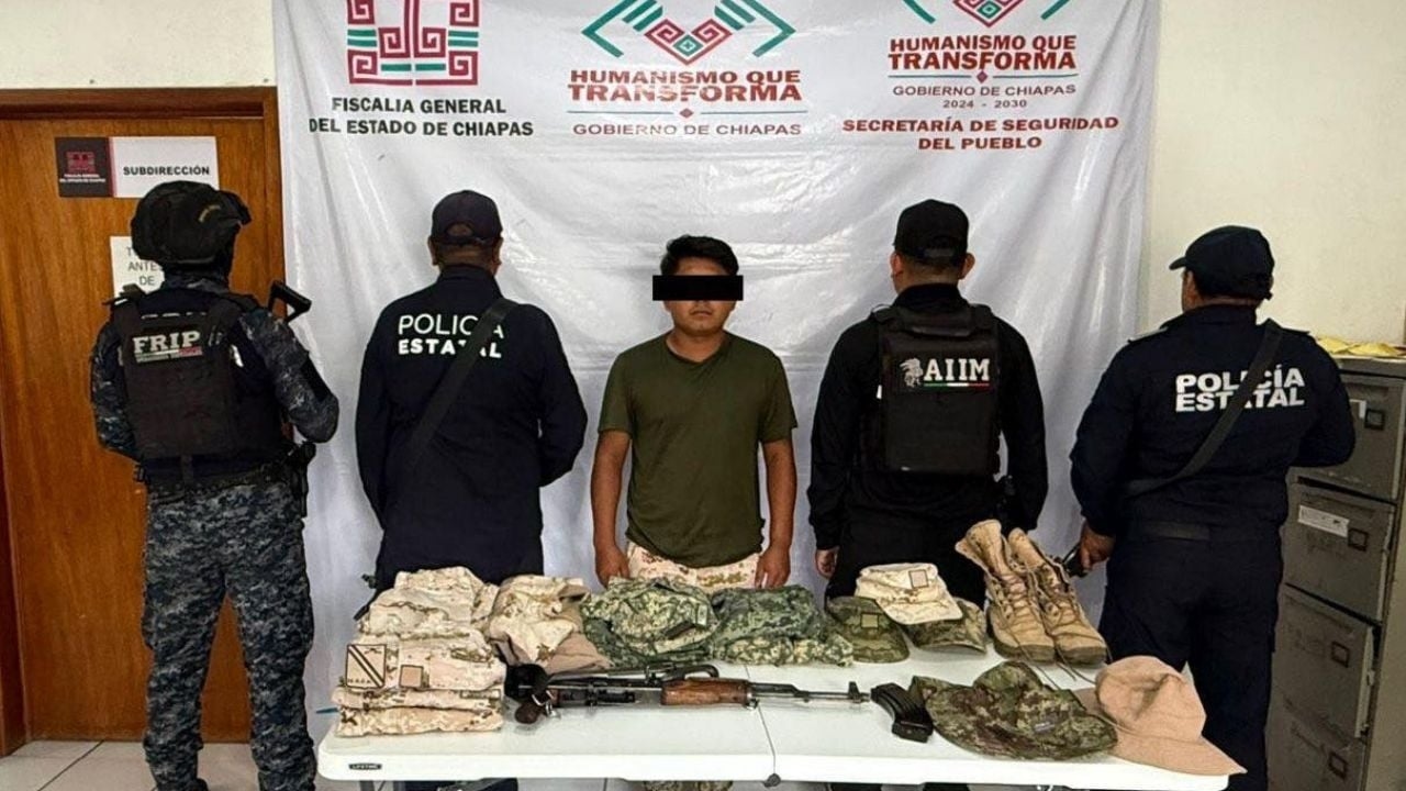 Einer der mutmaßlichen Täter des Hinterhalts und der Verbrennung von fünf Polizisten in Chiapas wurde festgenommen.